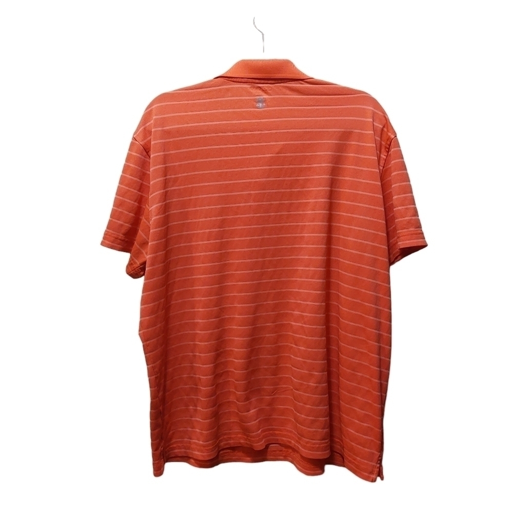 IZOD Mens Short Sleeve Striped Polo Shirt- size XL - Picture 2 of 4
